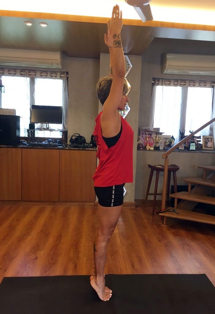 Tad asana or palm tree pose diabetes